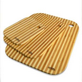 3 Piece Striped Bamboo Cutting Board Set